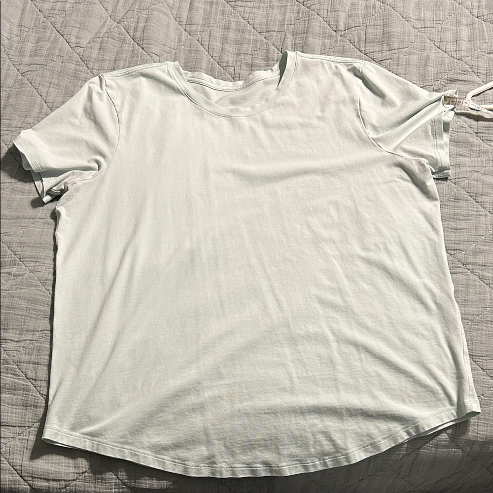 Lululemon pale sage green tshirt- size 10